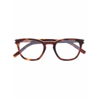 saint laurent eyewear lunettes de vue sl 28 opt à monture en d - marron