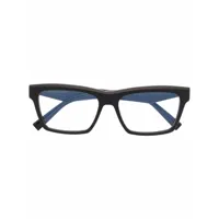 saint laurent eyewear lunettes de vue à monture d'inspiration wayfarer - noir