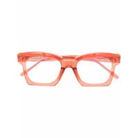 kuboraum lunettes de vue à monture géométrique - orange