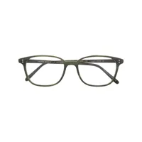 oliver peoples lunettes de vue maslon à monture carrée - vert
