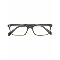 oliver peoples lunettes de vue denison à monture carrée - vert