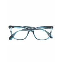 oliver peoples lunettes de vue penney à monture carrée - bleu
