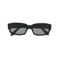 toteme lunettes de soleil à monture rectangulaire - noir