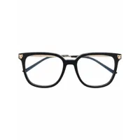 cartier eyewear lunettes de vue à monture d'inspiration wayfarer - or