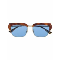 marni eyewear lunettes de soleil à monture carrée - bleu
