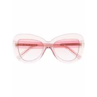 marni eyewear lunettes de soleil à monture carrée - rose