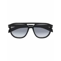 eyewear by david beckham lunettes de soleil à monture pilote - noir