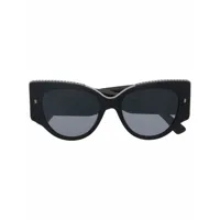dsquared2 eyewear lunettes de soleil à monture carrée - noir