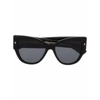 dsquared2 eyewear lunettes de soleil à monture papillon - noir