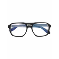 cutler & gross lunettes de vue à monture pilote - noir