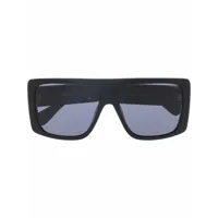 moschino eyewear lunettes de soleil à monture carrée - noir
