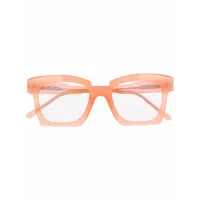 kuboraum lunettes de vue k5 à monture carrée - rose