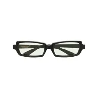 undercover lunettes de soleil uc1b4e01 à monture rectangulaire - noir