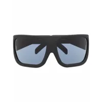 rick owens lunettes de soleil davis à monture oversize - noir