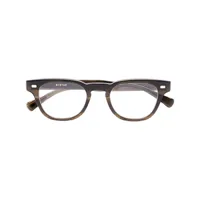 eyevan7285 lunettes de vue à monture d'inspiration wayfarer - vert