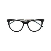 saint laurent eyewear lunettes de vue à monture wayfarer - noir