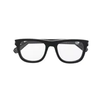 philipp plein lunettes de vue à plaque logo latéral - noir