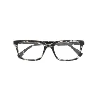 dolce & gabbana eyewear lunettes de vue à monture d'inspiration wayfarer - noir