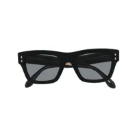 isabel marant eyewear lunettes de soleil à monture rectangulaire - noir
