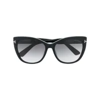 tom ford eyewear lunettes de soleil noa à monture papillon - noir