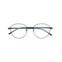 saint laurent eyewear lunettes de vue à monture ronde - noir