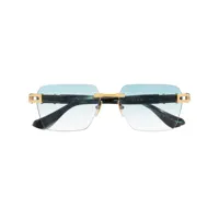 dita eyewear lunettes de soleil meta-evo one à design sans monture - or