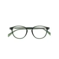 eyewear by david beckham lunettes de vue à monture translucide - vert