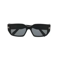 tom ford eyewear lunettes de soleil silvano-02 à monture carrée - noir