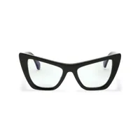 off-white lunettes de vue à monture papillon - bleu