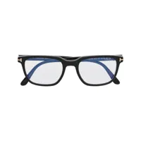 tom ford eyewear lunettes de vue à monture d'inspirations wayfarer - noir