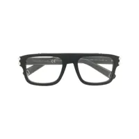 philipp plein lunettes de vue à monture rectangulaire - noir