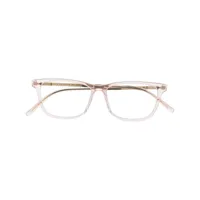 mykita lunettes de vue esja à monture carrée - rose