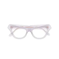 marni eyewear lunettes de vue à monture d'inspiration wayfarer - violet