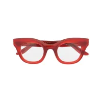lapima lunettes de vue à monture d'inspiration wayfarer - rouge