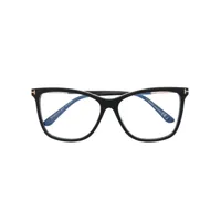 tom ford eyewear lunettes de vue à monture d'inspiration wayfarer - noir