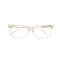 saint laurent eyewear lunettes de vue sl554 à monture carrée - vert
