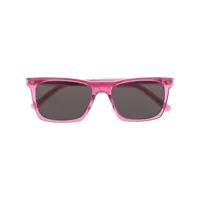 saint laurent eyewear lunettes de soleil sl559 à monture carrée - rose