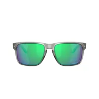 oakley lunettes de soleil holbrook à monture d'inspiration wayfarer - gris