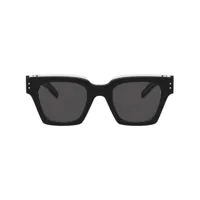 dolce & gabbana eyewear lunettes de soleil d'inspiration wayfarer - noir