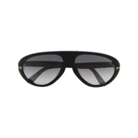 tom ford eyewear lunettes de vue à monture aviateur - noir
