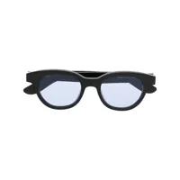 alexander mcqueen lunettes de soleil à monture d'inspiration wayfarer - noir