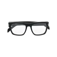 eyewear by david beckham lunettes de vue db7020 à monture carrée - noir