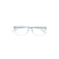 versace eyewear lunettes de vue à monture transparente - bleu