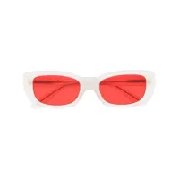 undercover lunettes de soleil à monture rectangulaire - blanc