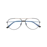 tom ford eyewear lunettes de vue ft5829b à monture pilote - noir