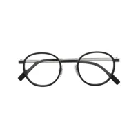 cazal lunettes de vue à monture ovale - noir