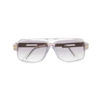 cazal lunettes de soleil carrées 6023/3 - blanc