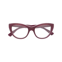 gucci eyewear lunettes de vue à logo - violet