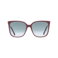 jimmy choo eyewear lunettes de soleil scilla à monture carrée - rouge