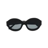 marni eyewear lunettes de soleil à monture ronde - noir